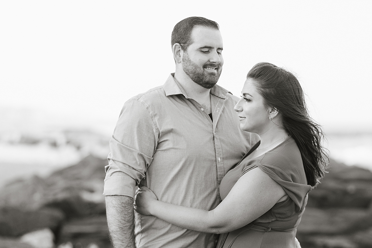 NJ wedding photographer, new jersey wedding photographer, spring engagement session, nj engagement photographer, new jersey engagement photographer, beach engagement session, asbury park convention center, asbury park boardwalk, engagement photo shoot, engaged, where to take engagement photos, asbury park engagement session